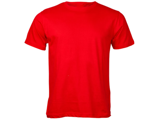 Vivid Hue DTF print shirt blank red