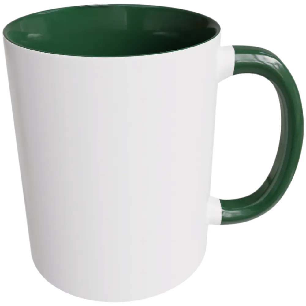 Vivid Hue sublimation mug blank forest green