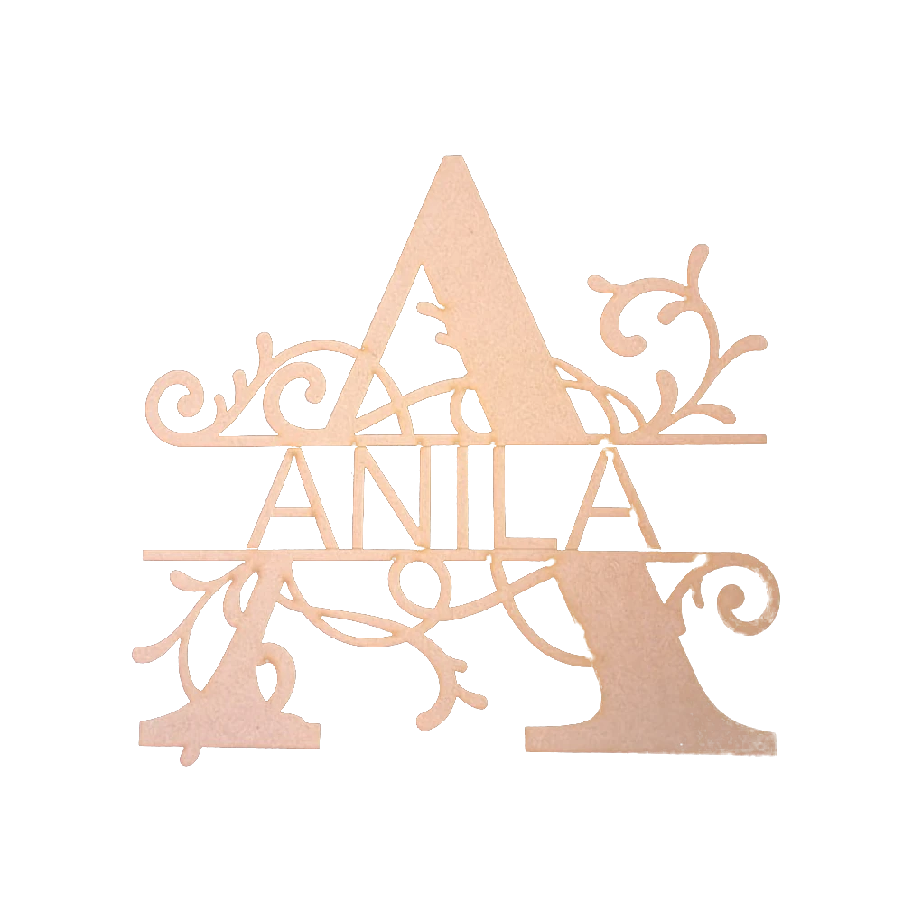Alphabet Name Wall Decor