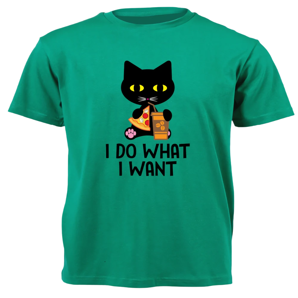 T-Shirts - I Do What I Want Cat