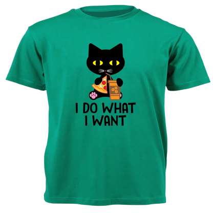 T-Shirts - I Do What I Want Cat