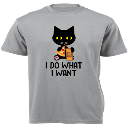 T-Shirts - I Do What I Want Cat