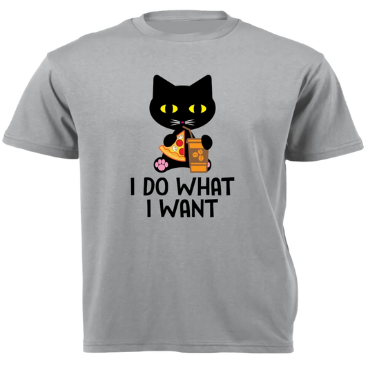 T-Shirts - I Do What I Want Cat