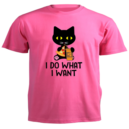 T-Shirts - I Do What I Want Cat