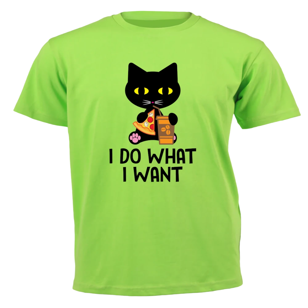 T-Shirts - I Do What I Want Cat