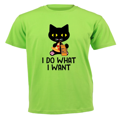 T-Shirts - I Do What I Want Cat