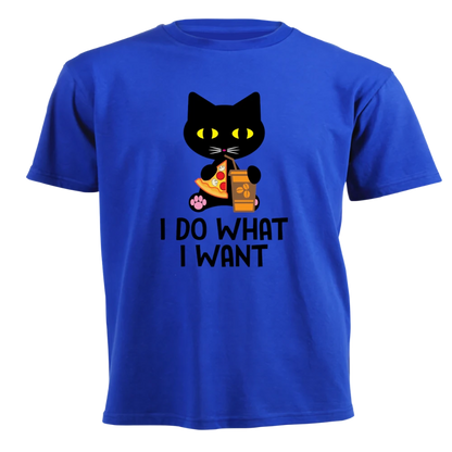 T-Shirts - I Do What I Want Cat