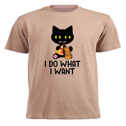 T-Shirts - I Do What I Want Cat