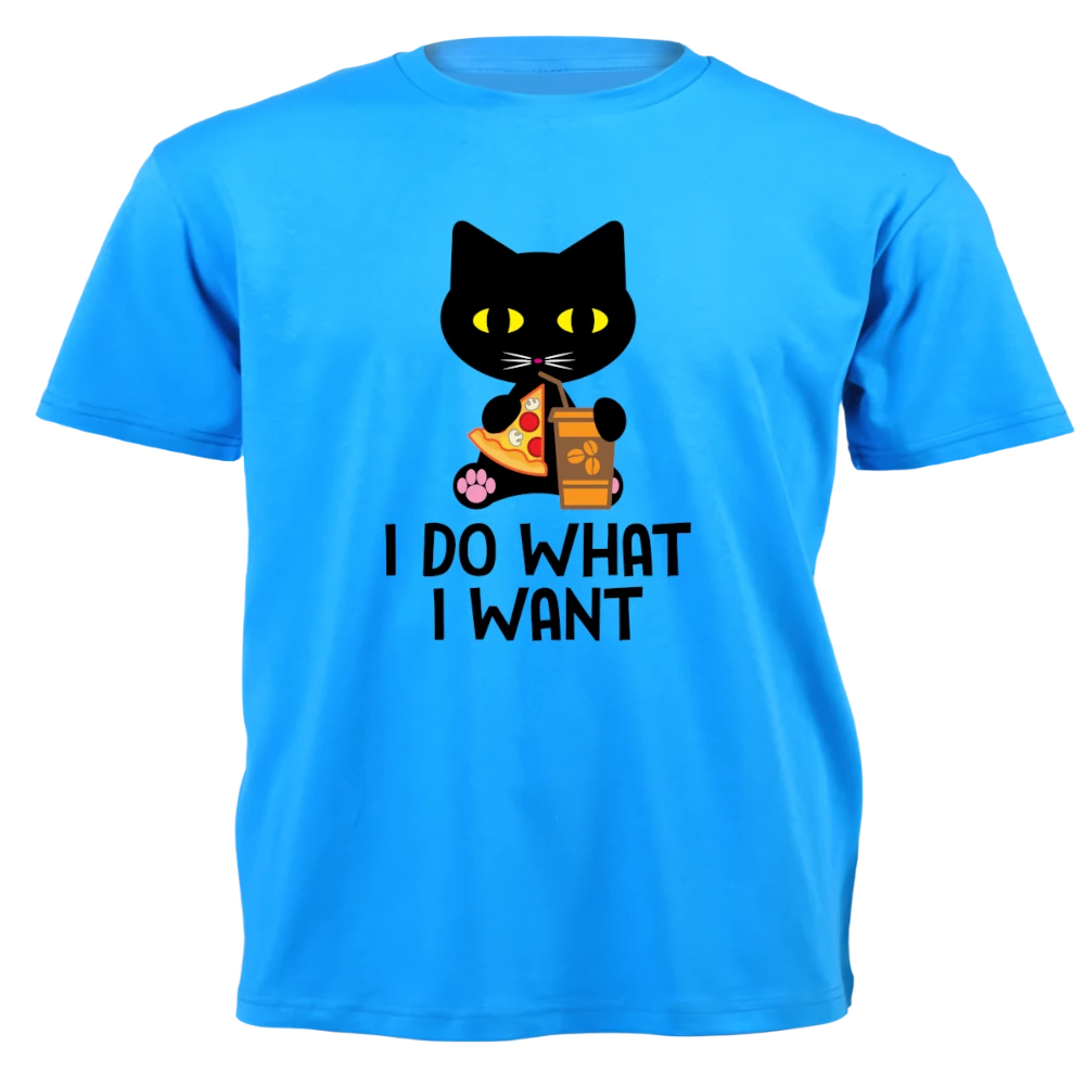 T-Shirts - I Do What I Want Cat