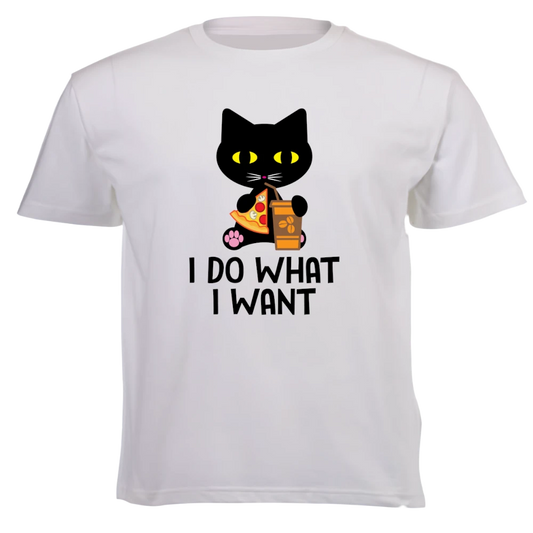 T-Shirts - I Do What I Want Cat