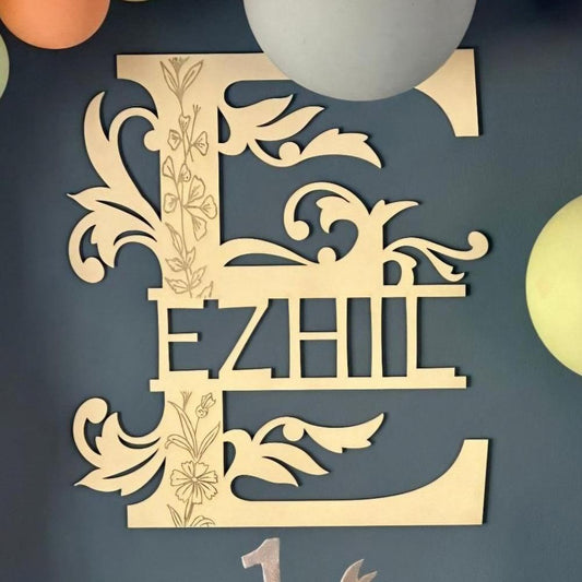 Alphabet Name Wall Decor