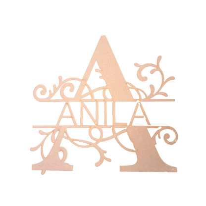 Alphabet Name Wall Decor