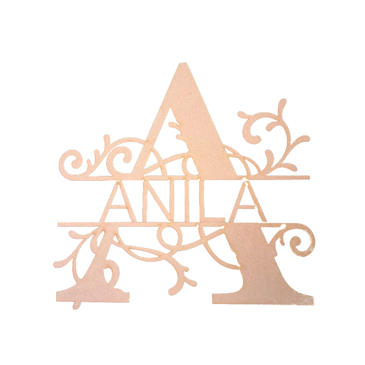 Alphabet Name Wall Decor
