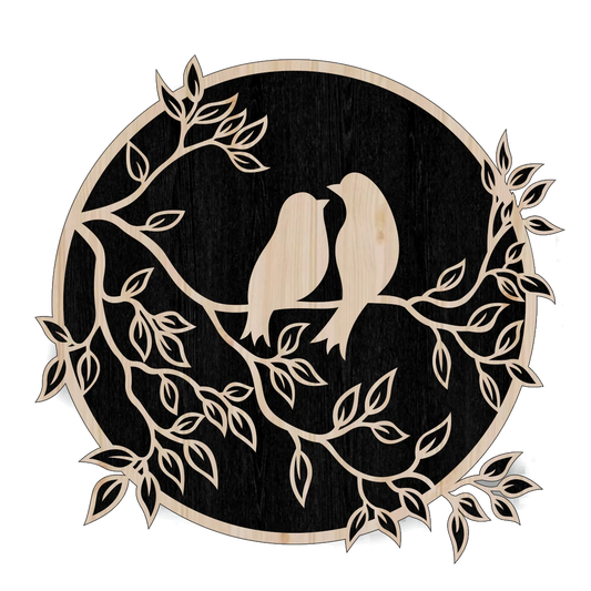 Birds in Tree Wall Decor